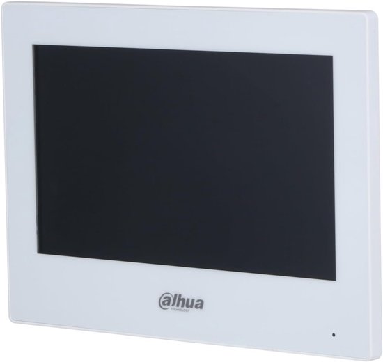 Intercom Monitor - Beeldscherm Binnenpost - Toegangscontrole Huis - PoE Wifi Connectiviteit - 7 Inch Scherm - Wit