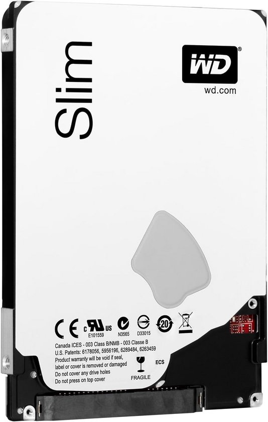 Interne Harde Schijf 1 TB 2,5 inch 7mm 5400 rpm voor Desktop en Laptop van Merkloos