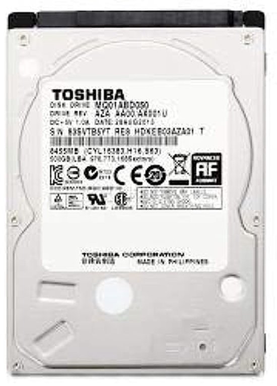 Interne harde schijf 2,5 inch 500 GB SATA van Merkloos