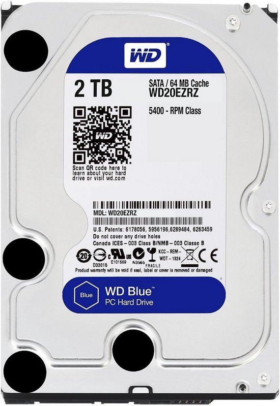 Interne Harde Schijf 2TB 3,5 inch SATA 6 Gb/s voor Desktop PC van Interne Harde Schijf