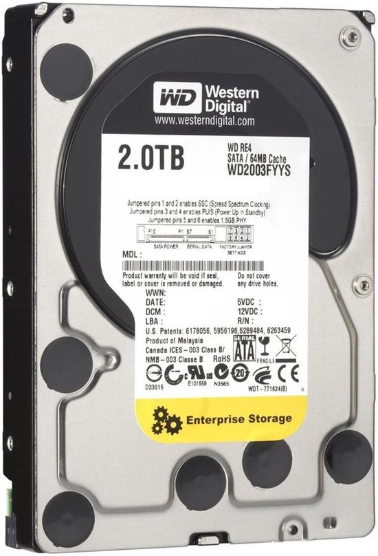 Interne Harde Schijf 2TB SATA 3.5 Inch 7200 RPM Voor Desktop van Interne Harde Schijf