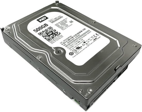 Interne Harde Schijf 500GB SATA 7200RPM 16MB Cache 3.5 inch - Vernieuwd met Garantie van Merkloos