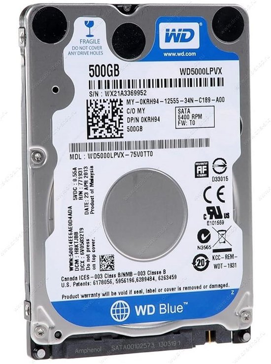 Interne Harde Schijf 500GB voor Desktop PC - Betrouwbare Opslag van Merkloos
