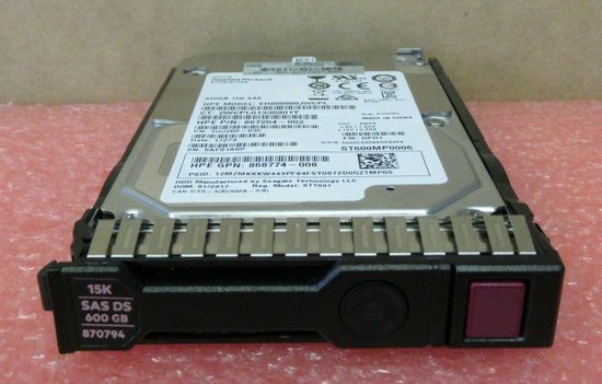 Interne Harde Schijf 600 GB SAS 2.5 inch - Hoge Snelheid Opslag van Merkloos