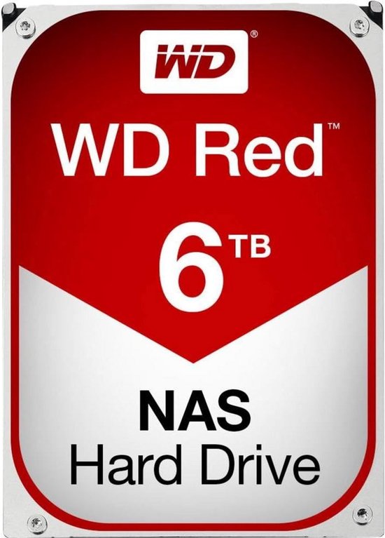 Interne Harde Schijf 6TB voor NAS - 3.5 Inch SATA van Merkloos