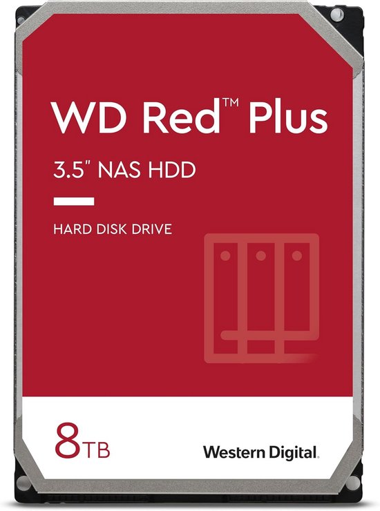 Interne Harde Schijf 8TB - 3.5 inch SATA III voor NAS en Opslag van Merkloos