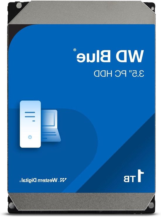 Interne Harde Schijf - Desktop Opslag - Bestanden Opslaan - Hoge Betrouwbaarheid - 1 TB - Blauw