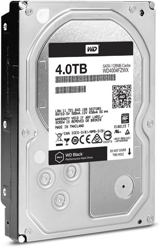 Interne Harde Schijf Desktop PC 4TB SATA 7200 RPM Hoge Prestaties