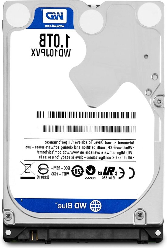 Interne Harde Schijf - Harde Schijf Opslag - Data Opslaan - Mechanische Schijf - 1 TB - Zilver