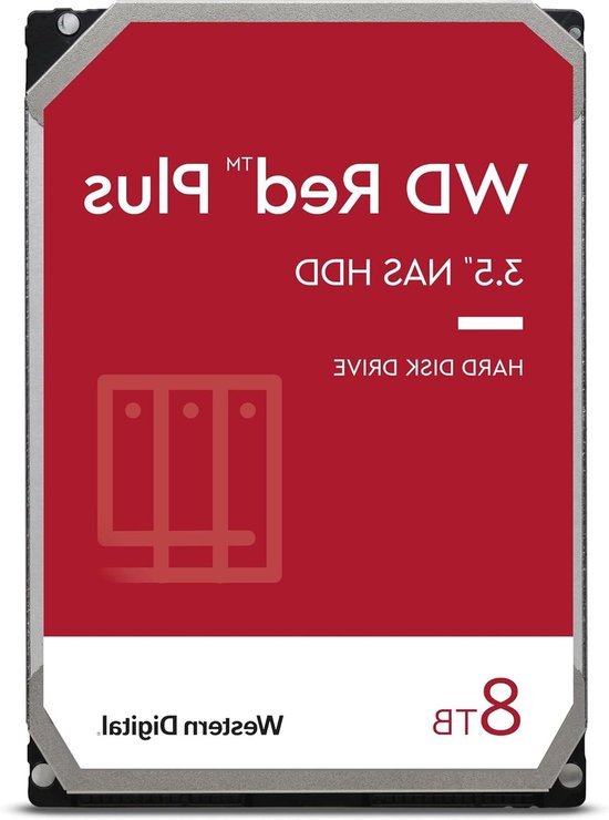 Interne Harde Schijf - Harde Schijf Opslag - Data Opslag - NAS Geoptimaliseerd - 8 TB - Zwart
