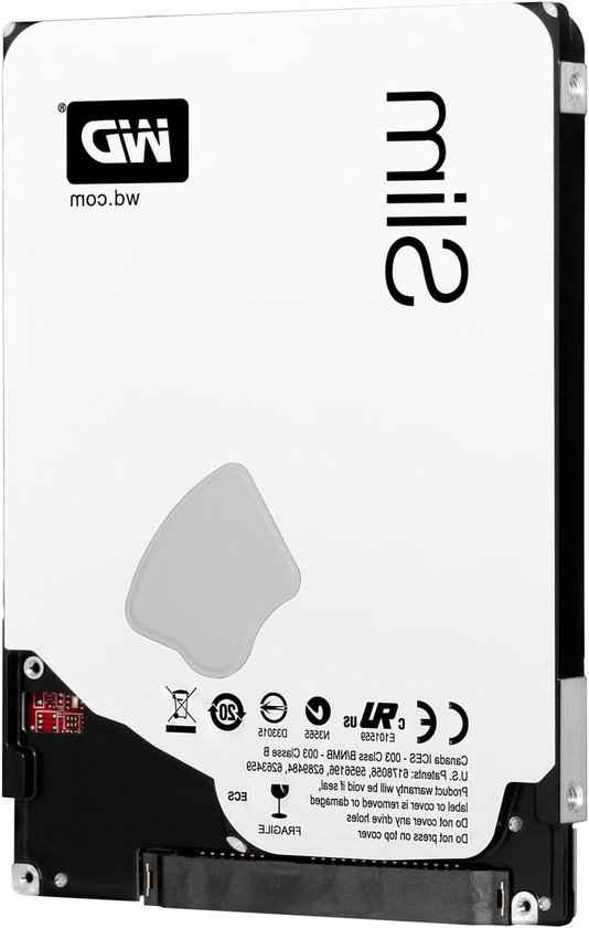 Interne Harde Schijf - Harde Schijf Opslagstation - Computer Opslag - 5400 RPM - 25 inch - Donkergrijs