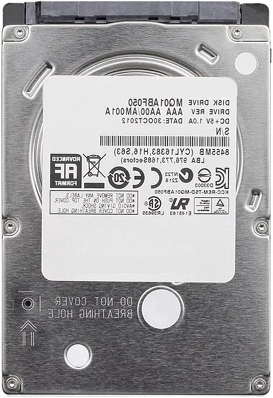 Interne Harde Schijf - HDD Laptop - Opslag Uitbreiden - 2.5 Inch Formaat - 2TB - Zilver