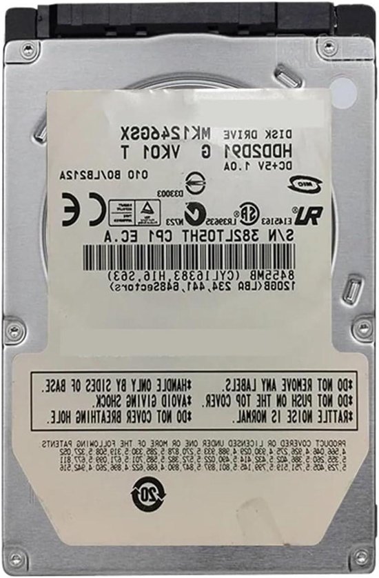 Interne Harde Schijf - HDD Laptop Schijf - Opslag Uitbreiden - 2.5 inch Formaat - 120 GB - Zilver