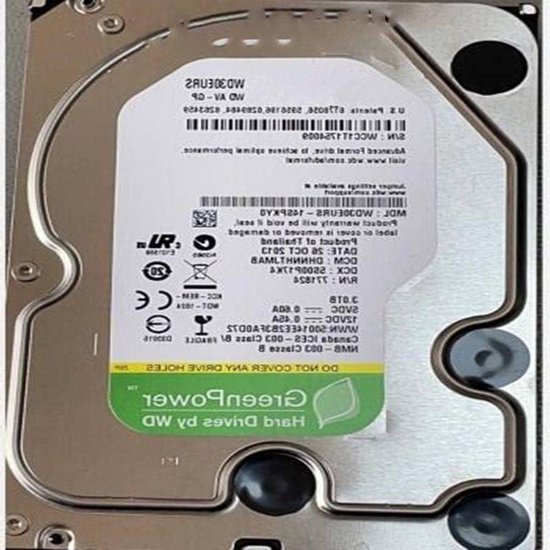 Interne Harde Schijf - HDD Opslag - Bestanden Opslaan - 5400RPM Snelheid - 3 TB - Zwart van Interne Harde Schijf