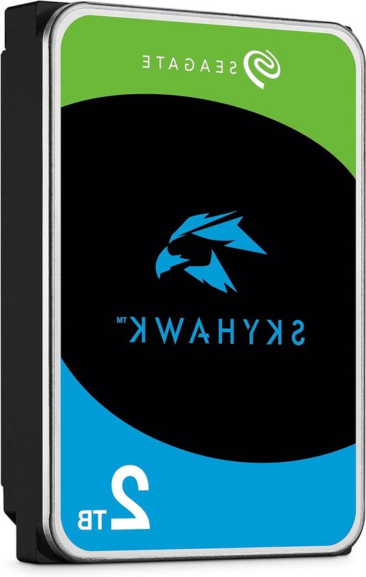 Interne Harde Schijf - HDD Opslag Beveiligingsschijf - Video Opnames - Geoptimaliseerd voor Beveiligingssystemen - 2TB - Zilver