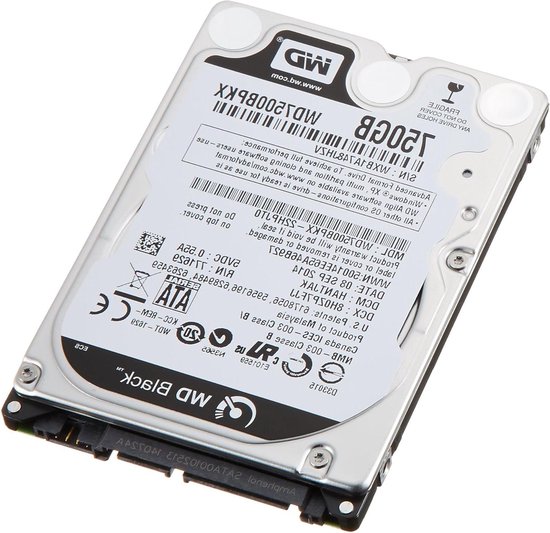 Interne Harde Schijf - HDD Opslag - Computer Upgrade - 7200 RPM Snelheid - 2.5 inch - Zwart