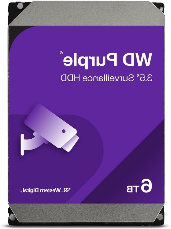 Interne Harde Schijf - HDD Opslag - Data Opslaan - Violet Serie - 6 TB - Zwart