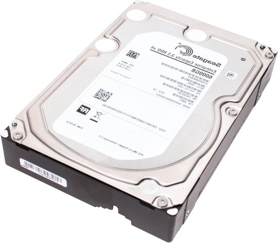 Interne Harde Schijf - HDD Opslag - Data Opslag - Hoge Capaciteit - 6 TB - Zwart