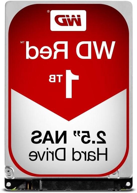 Interne Harde Schijf - HDD Opslag Data Schijf - Server Opslag - 24x7 Gebruik - 1 TB - Rood