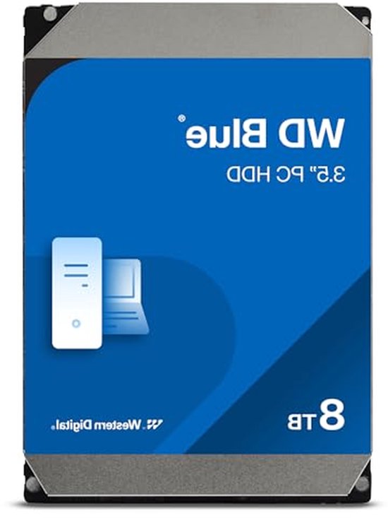 Interne Harde Schijf - HDD Opslag - Desktop Opslag - Hoge Capaciteit - 8 TB - Blauw