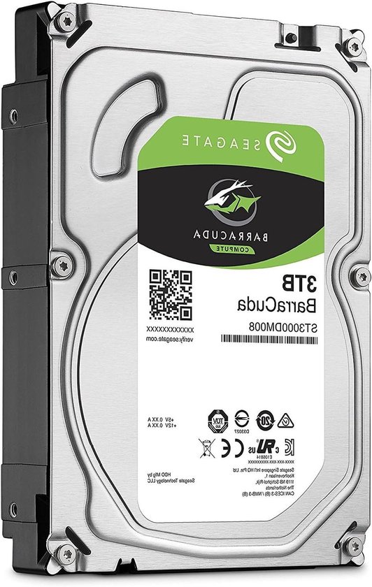 Interne Harde Schijf - HDD Opslag - Extra Opslag - Hoge Snelheid - 3.5 inch - Zilver