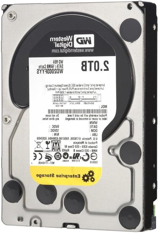 Interne Harde Schijf - HDD Schijf Opslag - Data Opslag Uitbreiden - 7200 RPM Snelheid - 3.5 inch - Zwart