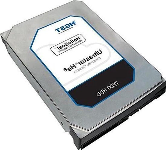 Interne Harde Schijf - HHD Opslag - Gegevens Opslaan - HelioSeal Technologie - 8TB - Grijs van Merkloos