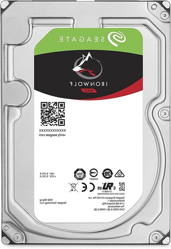 Interne Harde Schijf - NAS Opslag - Data Opslaan - Geoptimaliseerd voor NAS - 6TB - Zilver van Interne Harde Schijf