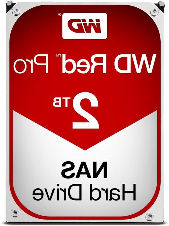 Interne Harde Schijf - NAS Schijf - Bedrijfsgegevens Beschermen - Ontworpen voor NAS - 2 TB - Rood Pro