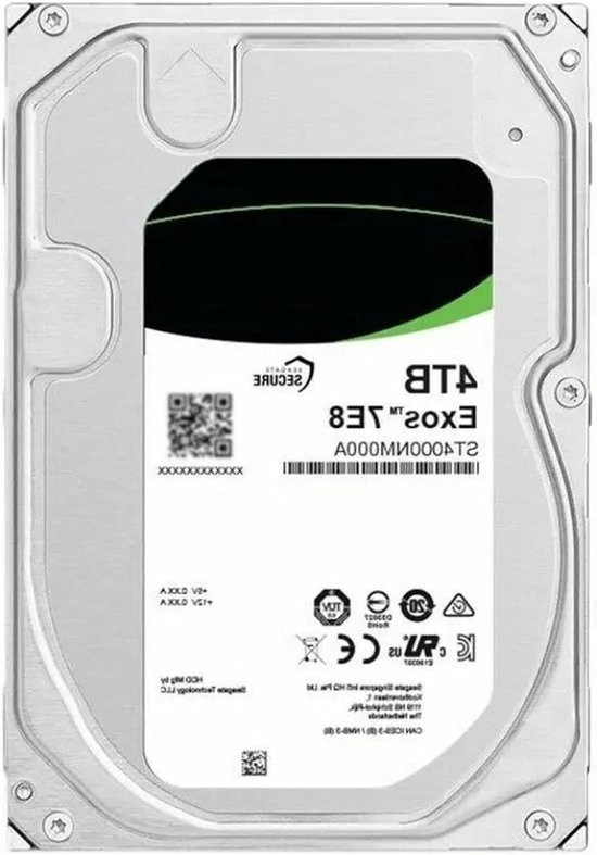Interne Harde Schijf - NAS Schijf Opslag - Data Opslag Uitbreiden - 7200 RPM Snelheid - 3.5 inch - Zwart