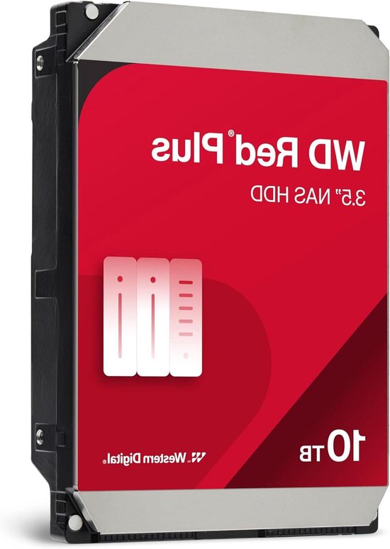 Interne Harde Schijf - NAS Schijf Opslag Schijf - Bestanden Opslaan - Ontworpen voor NAS - 10 TB - Rood
