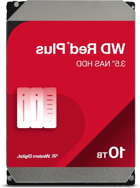 Interne Harde Schijf - NAS Schijf - Opslag Uitbreiden - Ontworpen voor 24/7 - 10 TB - Rood
