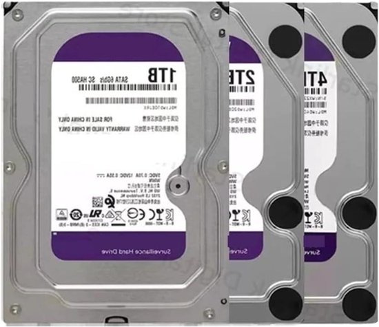 Interne Harde Schijf - Opslag HDD - Beveiliging Opslag - 64MB Cache - 2 TB - Paars