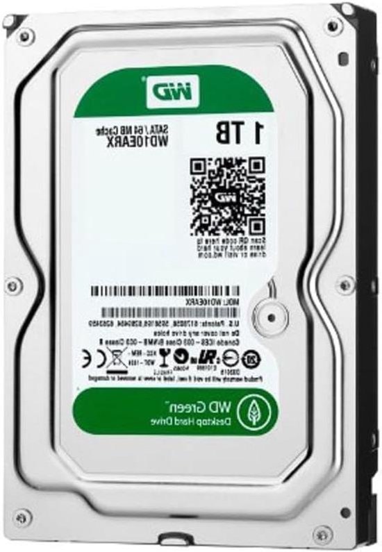 Interne Harde Schijf - Opslag HDD - Computer Uitbreiding - Energiezuinig Stil - 35 inch - Groen of Blauw