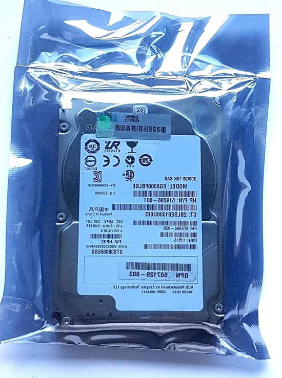 Interne Harde Schijf - Opslag Medium - Data Opslag - Hoge Rotatiesnelheid - 300 GB - Zilver