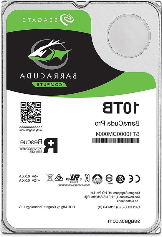 Interne Harde Schijf - Opslag Schijf - Bestanden Opslaan - 7200 RPM Snelheid - 10TB - Grijs