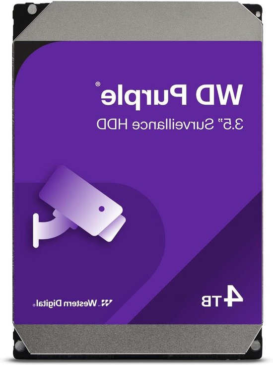 Interne Harde Schijf - Opslag Schijf - Data Opslag - Surveillance Geoptimaliseerd - 4 TB - Zwart