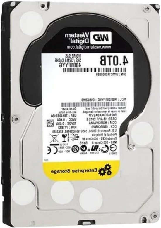Interne Harde Schijf - Opslag Schijf - Data Opslag Uitbreiden - Hoge Snelheid - 4 TB - Zilver