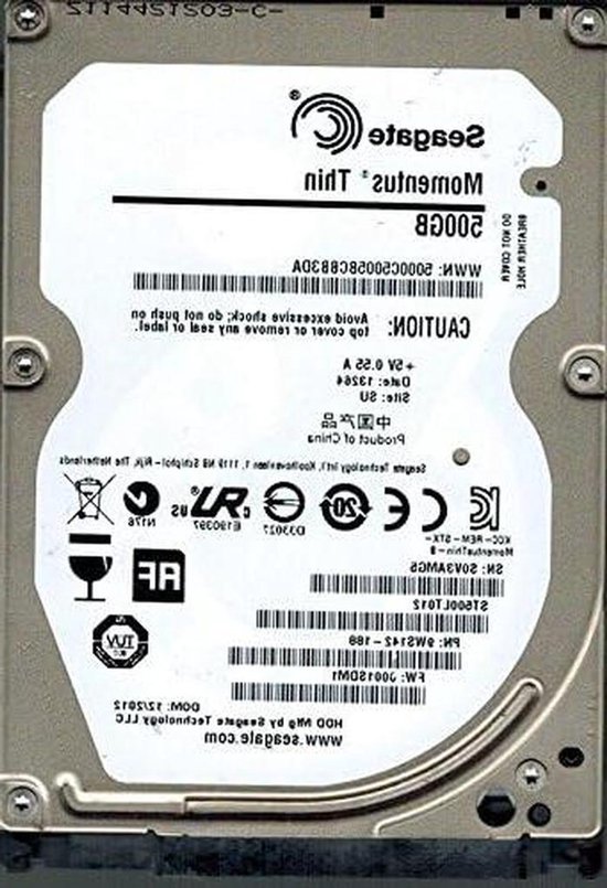 Interne Harde Schijf - Opslag Schijf - Extra Opslag - Snelle Data Transfer - 500 GB - Zilver