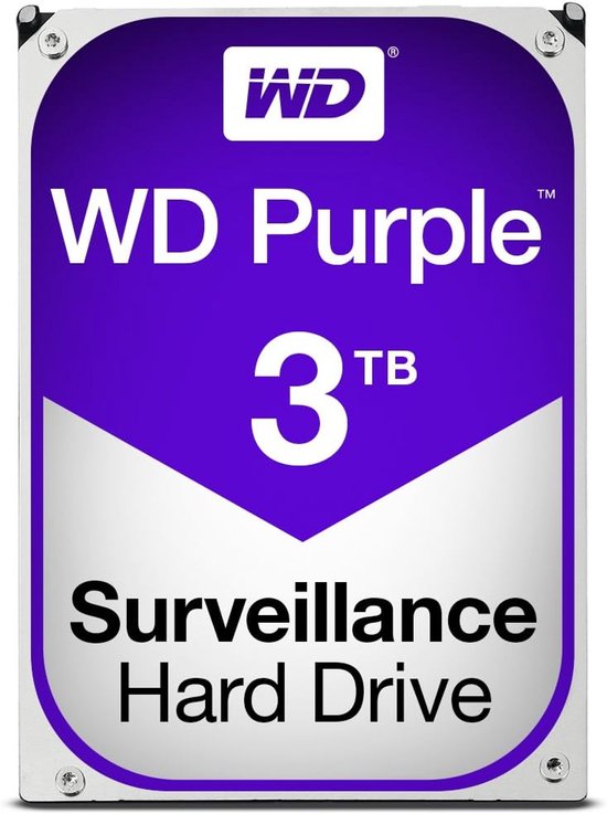 Interne harde schijf - Opslag schijf - Videobewaking - 3 TB capaciteit - 35 inch