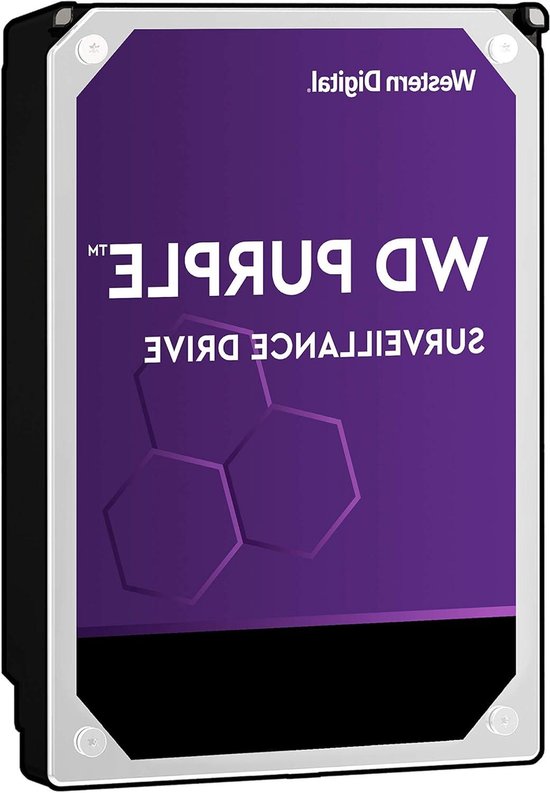 Interne harde schijf - Opslagmedium - Beveiligingssystemen - Continu gebruik - 8 TB - Violet