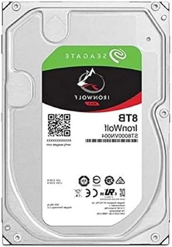 Interne Harde Schijf - Opslagmedium Data - Bestanden Opslaan - Hoge Leessnelheid - 8000 GB - Zilver