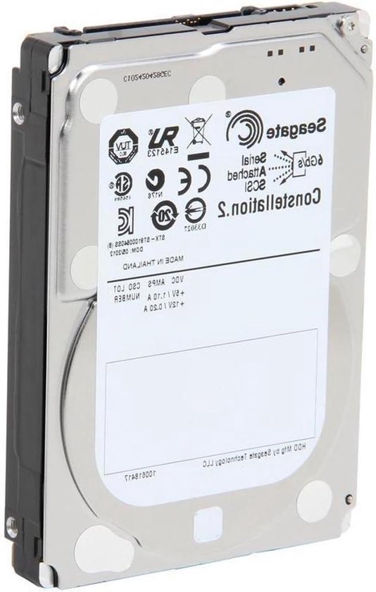 Interne Harde Schijf - Opslagmedium - Data Opslag - Serial Attached SCSI - 1 TB - Zilver