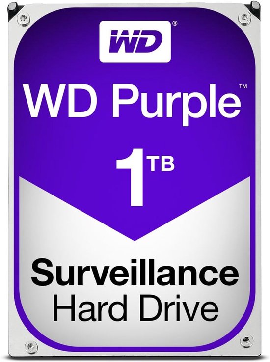 Interne Harde Schijf - Opslagmedium Data - Videobewaking Opnemen - Speciaal Ontworpen - 35 Inch 1 TB - Paars van Merkloos