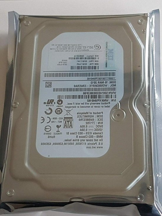 Interne Harde Schijf - Opslagmedium - Extra Opslag - Snelle SATA III - 500 GB - Zilver