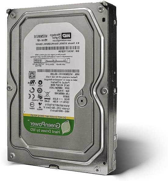 Interne Harde Schijf - Opslagmedium Gegevens - Computer Uitbreiding - SATA II Interface - 3.5-inch - Zilver van Interne Harde Schijf