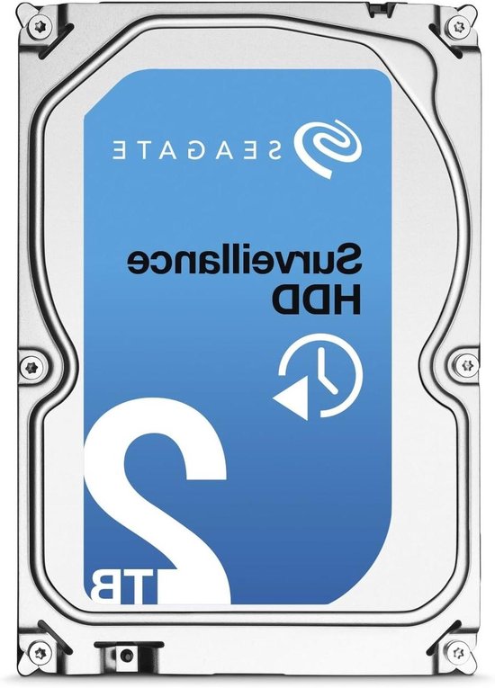 Interne Harde Schijf - Opslagmedium HDD - Data Opslag - 7200rpm Snelheid - 2TB - zwart
