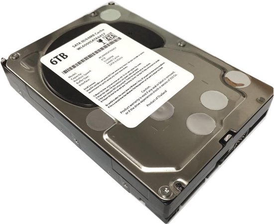 Interne Harde Schijf - Opslagmedium Schijf - Desktop PC NAS - 6TB Capaciteit 5700 RPM - 35 inch van Merkloos