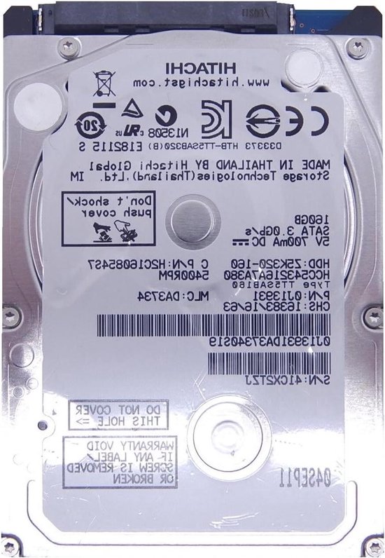 Interne Harde Schijf - Opslagmedium SSD - Data Opslaan - 24/7 Bedrijfsduur - 2.5 inch 7mm - Grijs van Merkloos