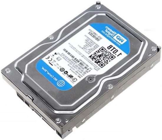 Interne Harde Schijf - Opslagstation Data - Bestanden Opslaan - 7200 RPM Snelheid - 1TB Capaciteit - Blauw